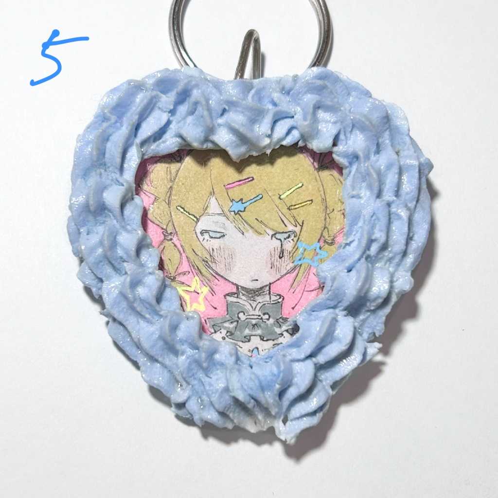 甘い甘い心臓キーホルダー