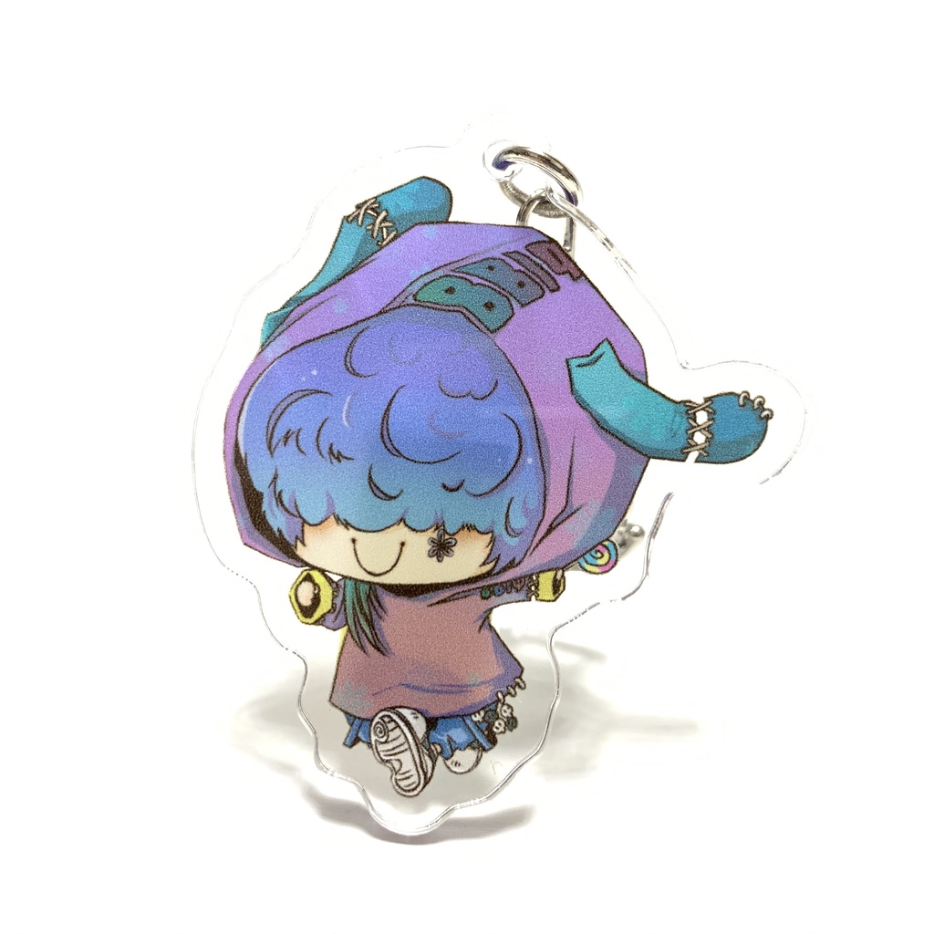 走るの大好きアクリルキーホルダー