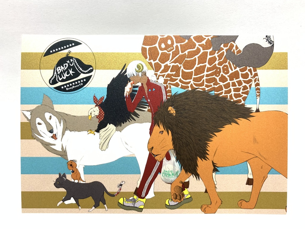 四種四様いろんな味のポストカード