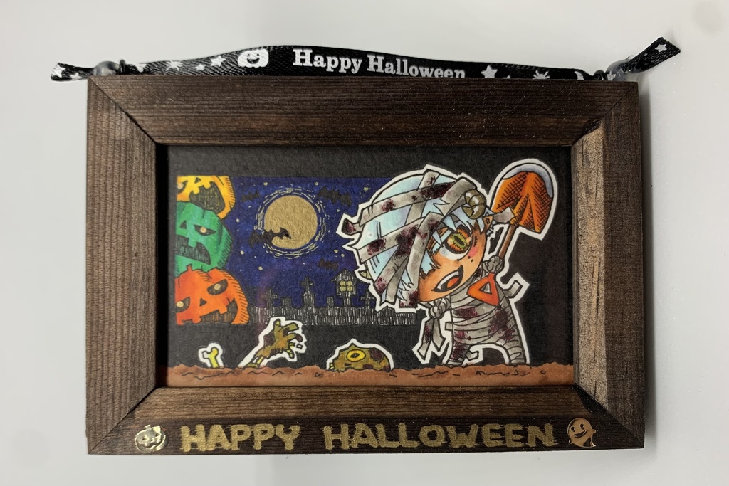 ハロウィン！原画ミニフレームイラスト