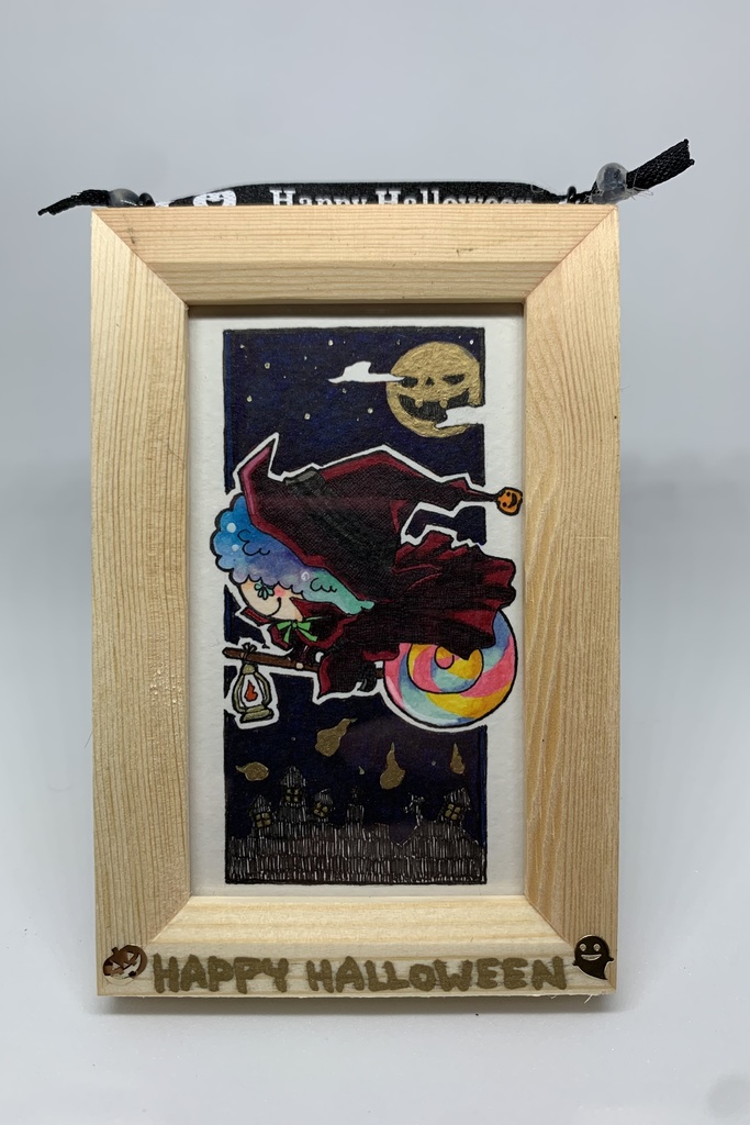 ハロウィン!原画ミニフレームイラスト