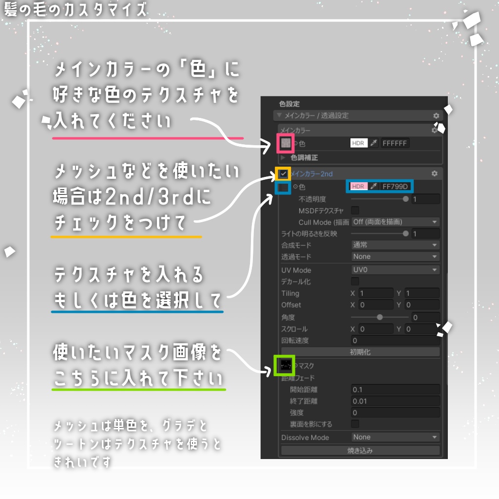 【衣装+髪型+目】SugarPot【キプフェル対応】