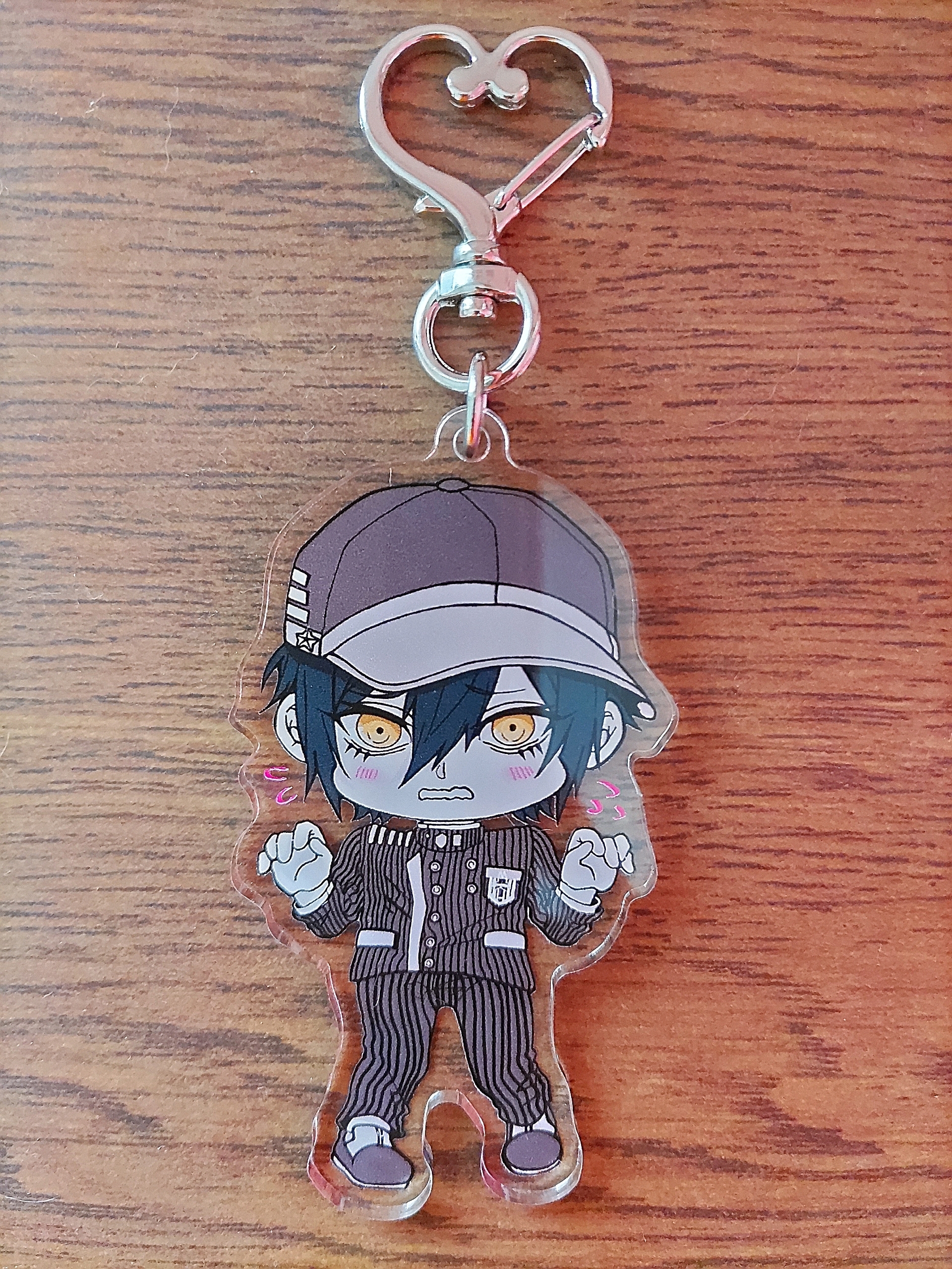 C-3】ダンガンロンパ 最原終一 アクリルラバーキーホルダー LB