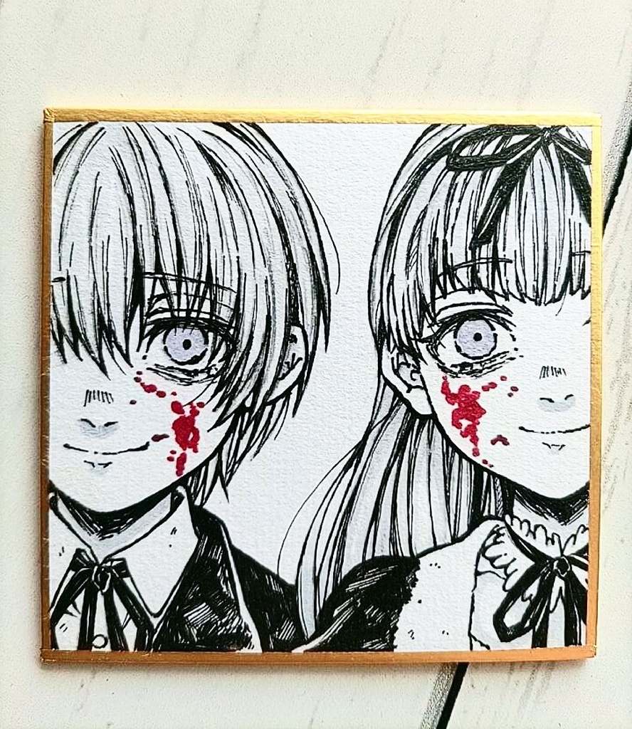 【原画】BLACK LAGOON（ブラックラグーン）　双子　ヘンゼル　グレーテル