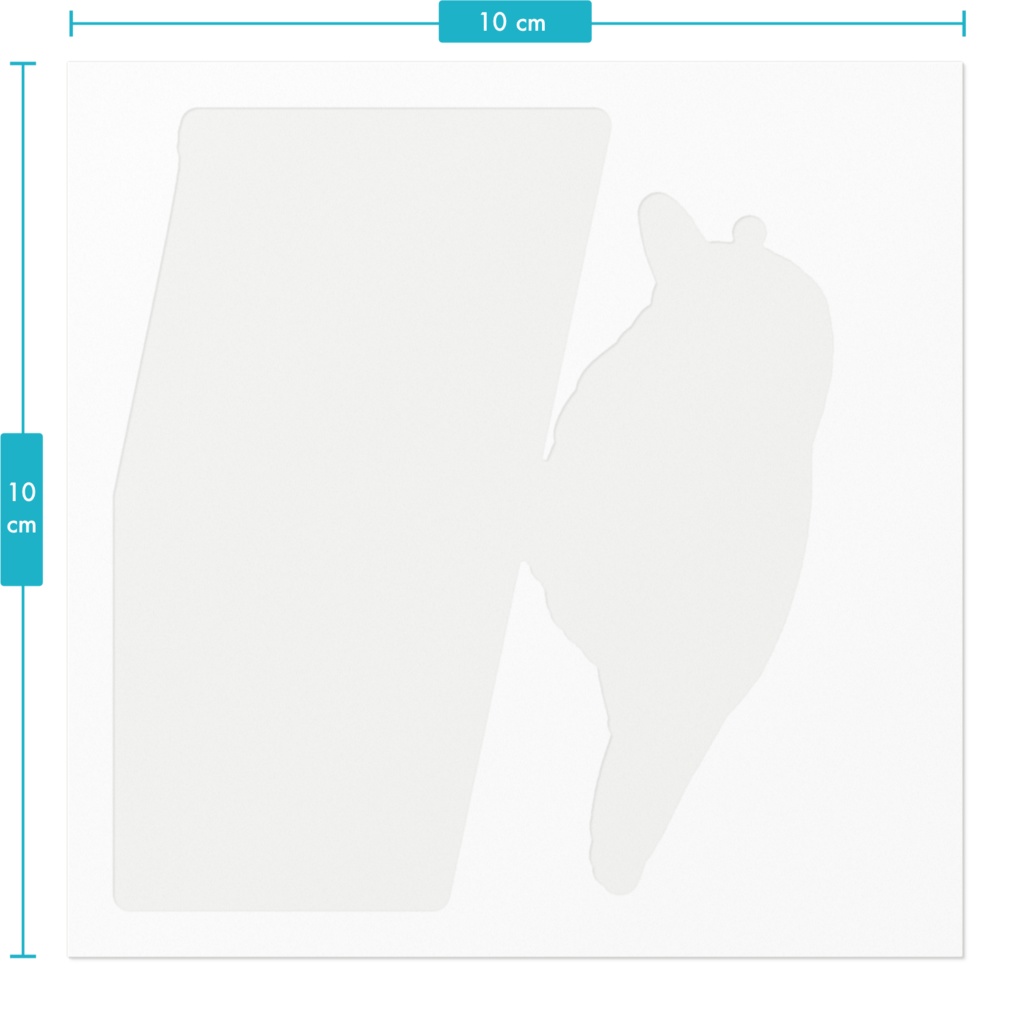 アカゲラピアノステッカー