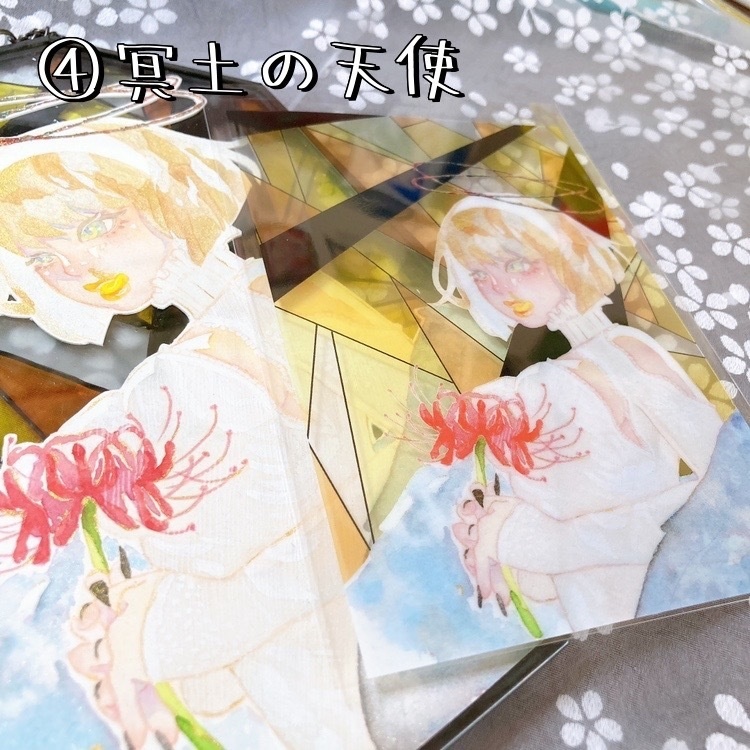 ステンドグラスポストカード