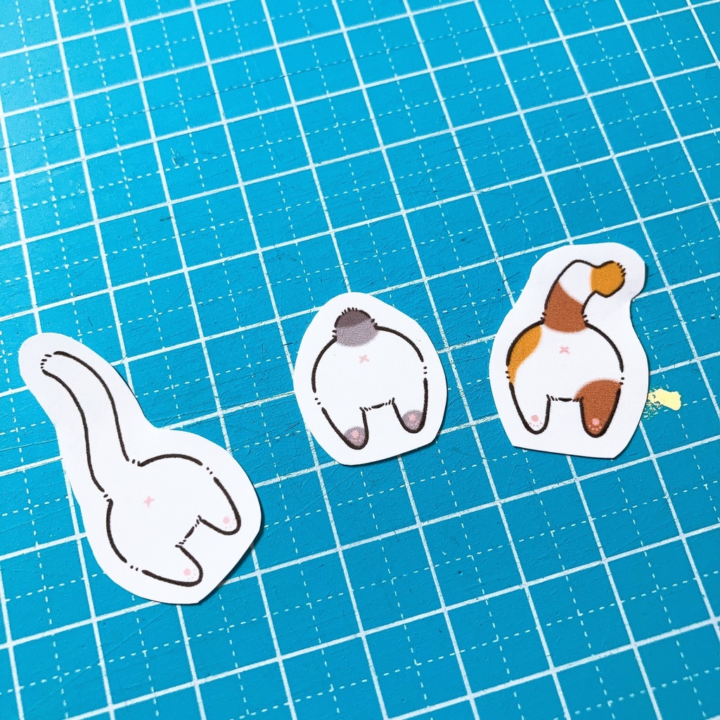 ねこちゃんステッカー