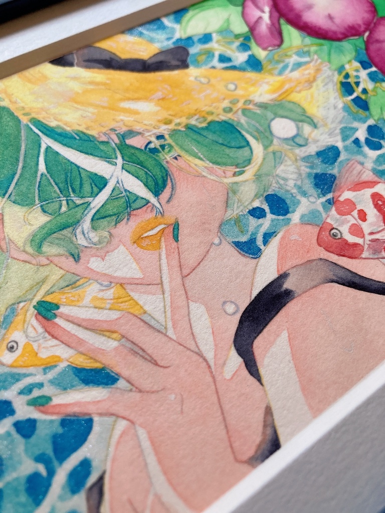 【透明水彩原画】夏真っ只中!