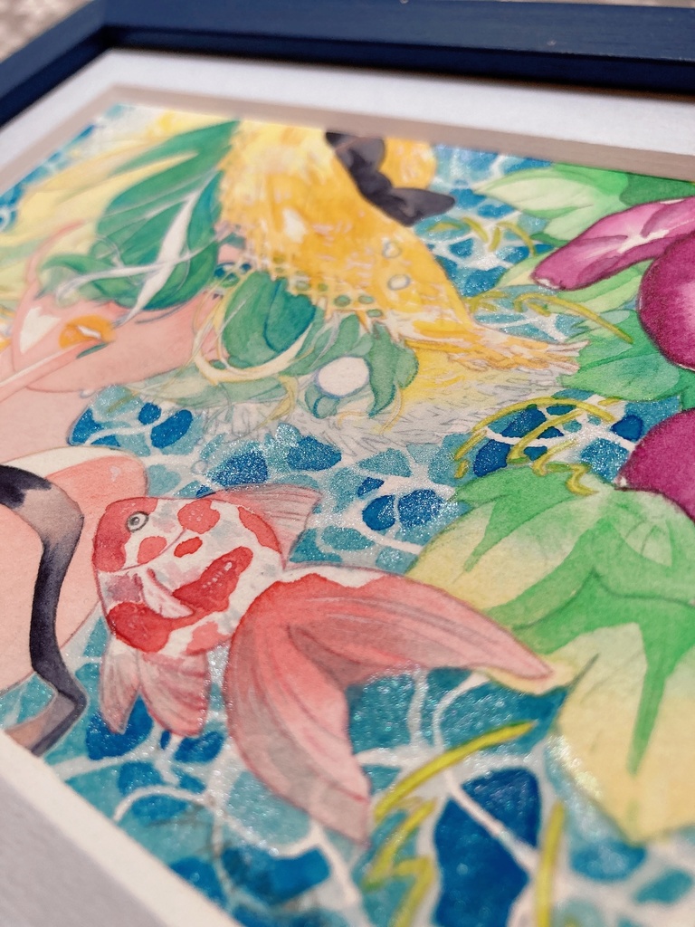 【透明水彩原画】夏真っ只中!