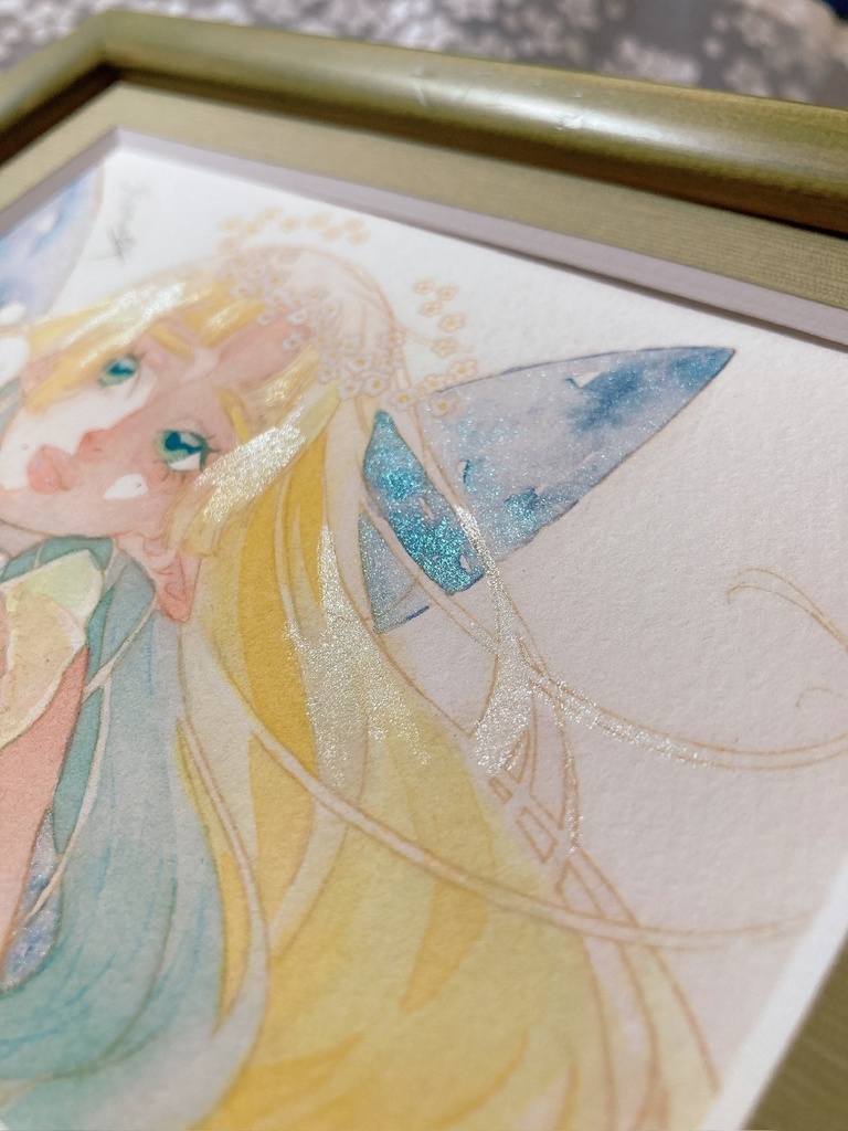 【透明水彩原画】ふあふあとフェアリー