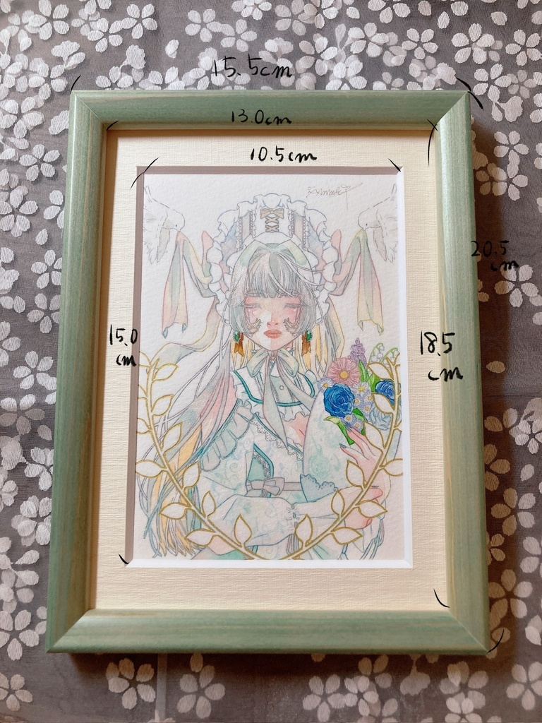 【透明水彩原画】安寧