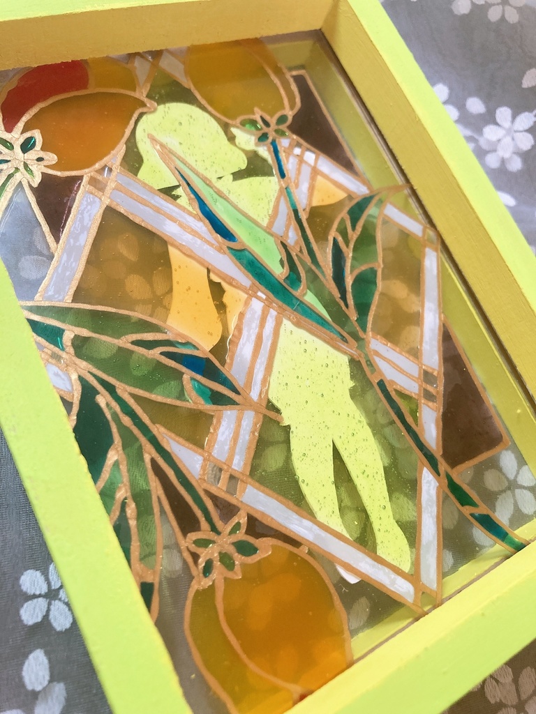 【ステンドグラス】お花ちゃん