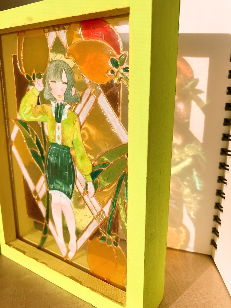 【ステンドグラス】お花ちゃん