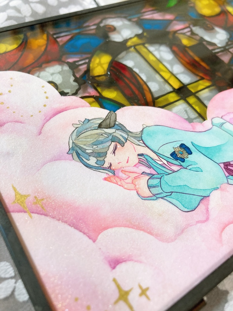 【ステンドグラス】sheep sheep sheep...🐑