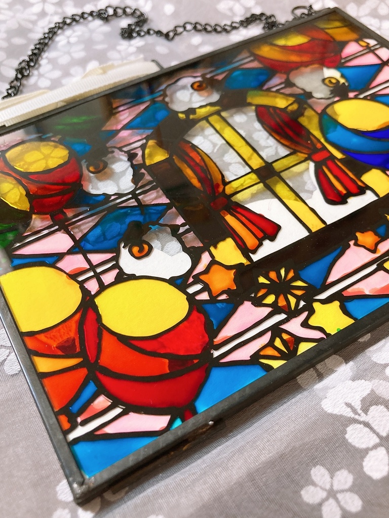 【ステンドグラス】sheep sheep sheep...🐑