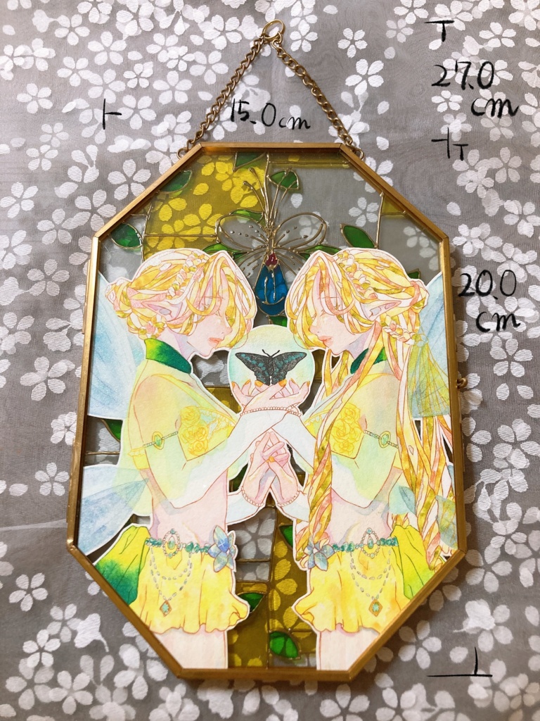 【ステンドグラス】ブルーエルフィン