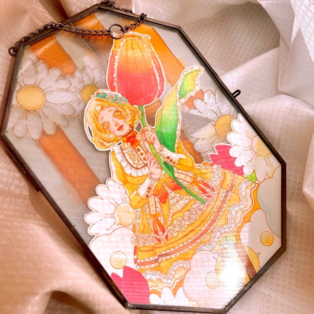 【ステンドグラス】honey bee