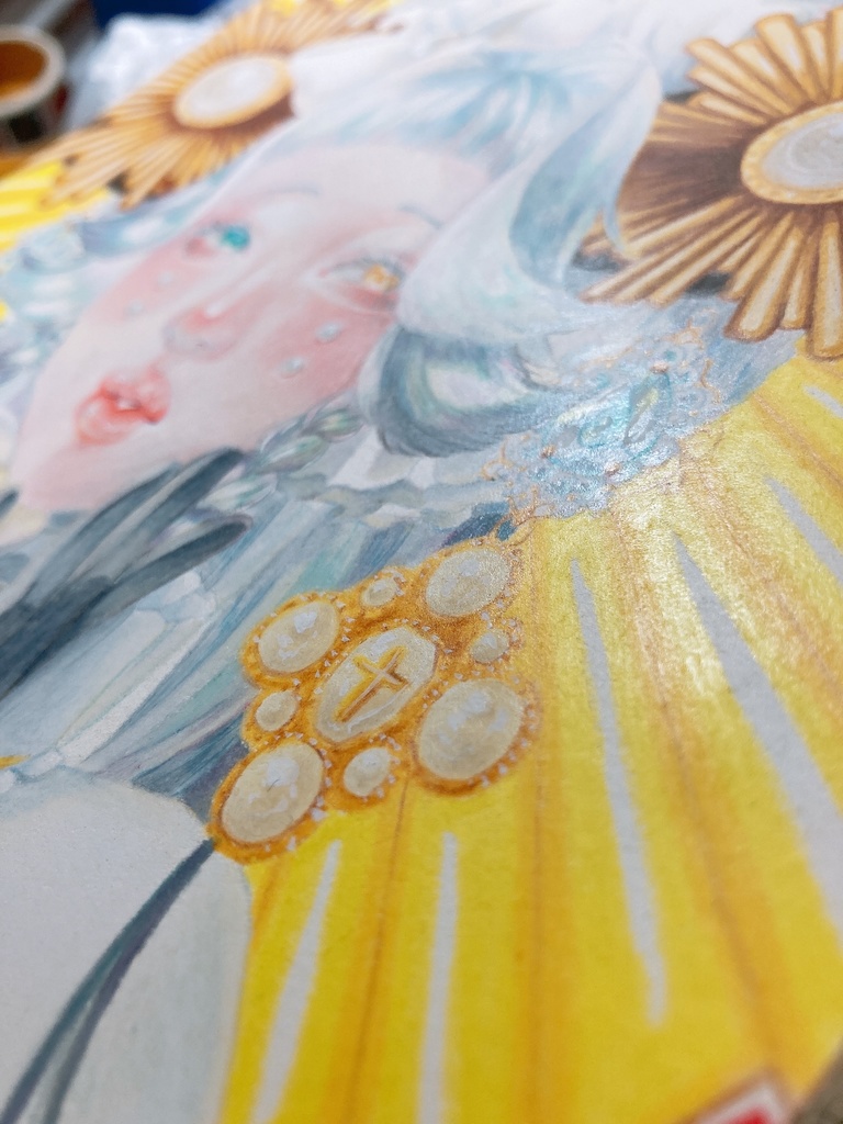 🌟2024 新年絵 白竜ちゃん