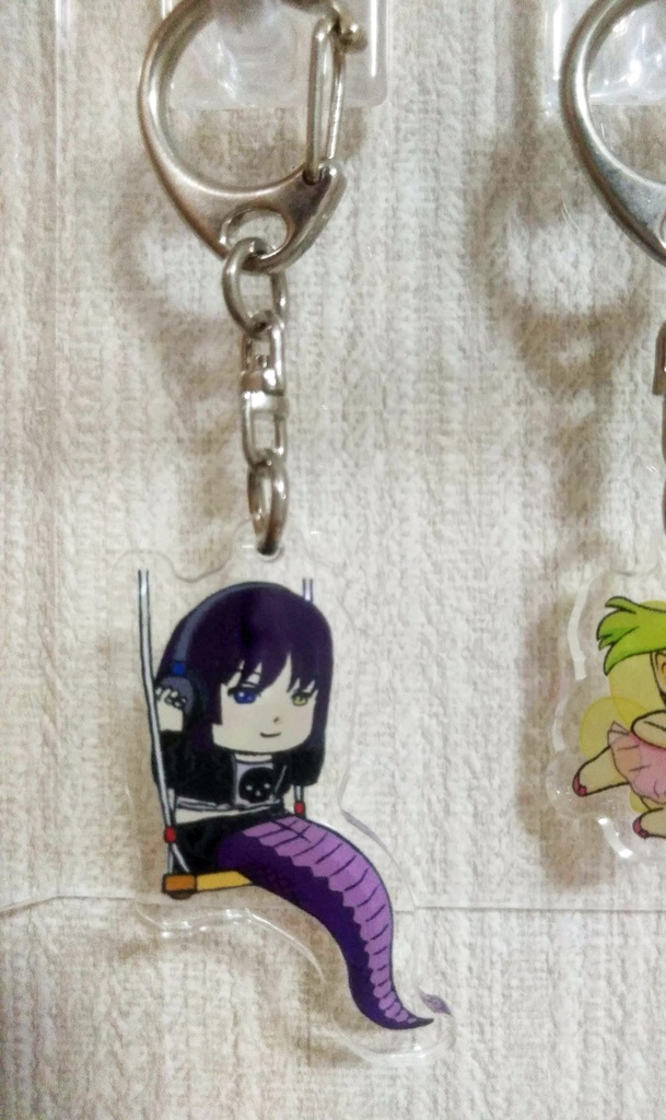 【もんもんすくすく】アクリルキーホルダー(ラミア)(オマケ付)