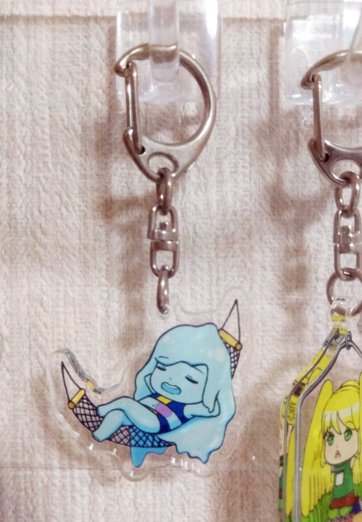 【もんもんすくすく】アクリルキーホルダー(スライム)(オマケ付)