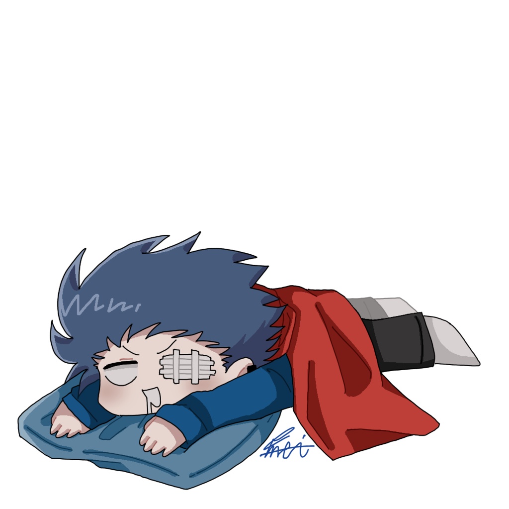 ねころびキーホルダー 【梧葉】