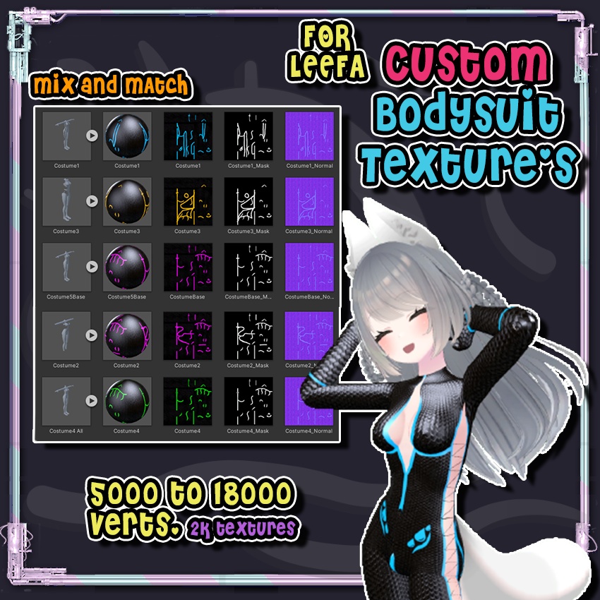 【LEEFAリーファ】❤ Bodysuit Pack ❤