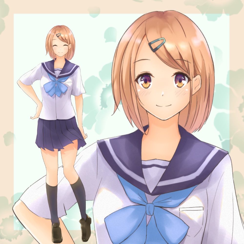 キャラクター全身立ち絵8点