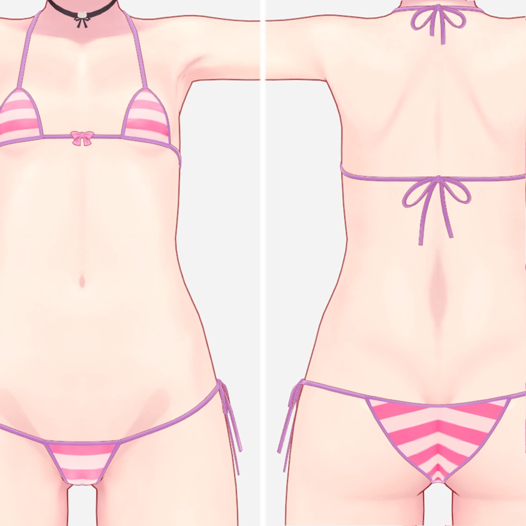 猫山苗ちゃん用みずぎセット