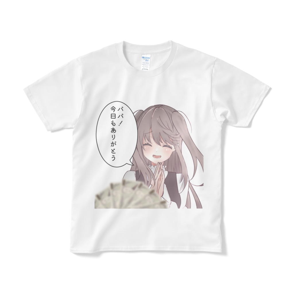 パパ活女子tシャツ なんでもや Booth