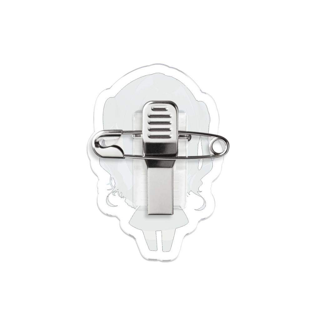 処女さんアクリルバッジ