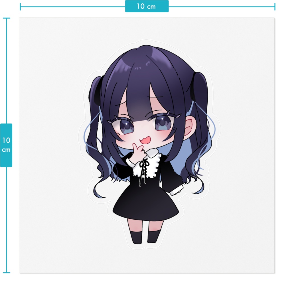 処女さんステッカー