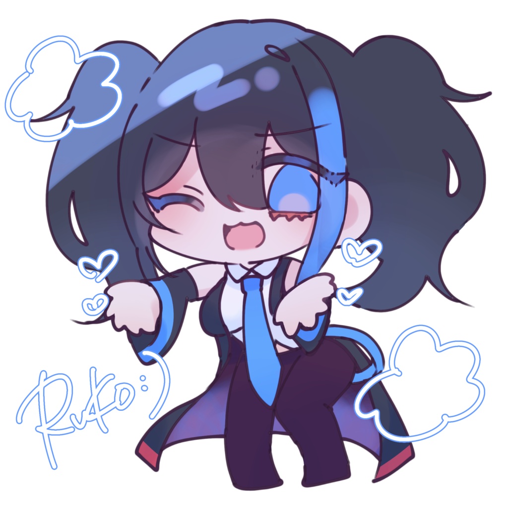 欲音ルコ ステッカー