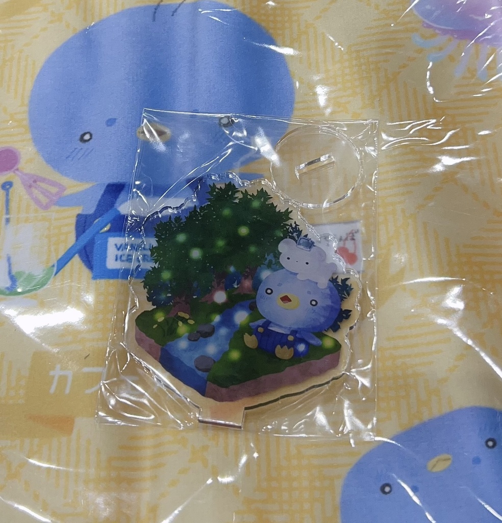 あお丸とユキ・ダルマーン公爵のアクスタ