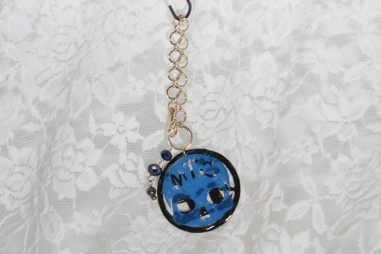 漢字モチーフ切り絵バッグチャーム【試作品】