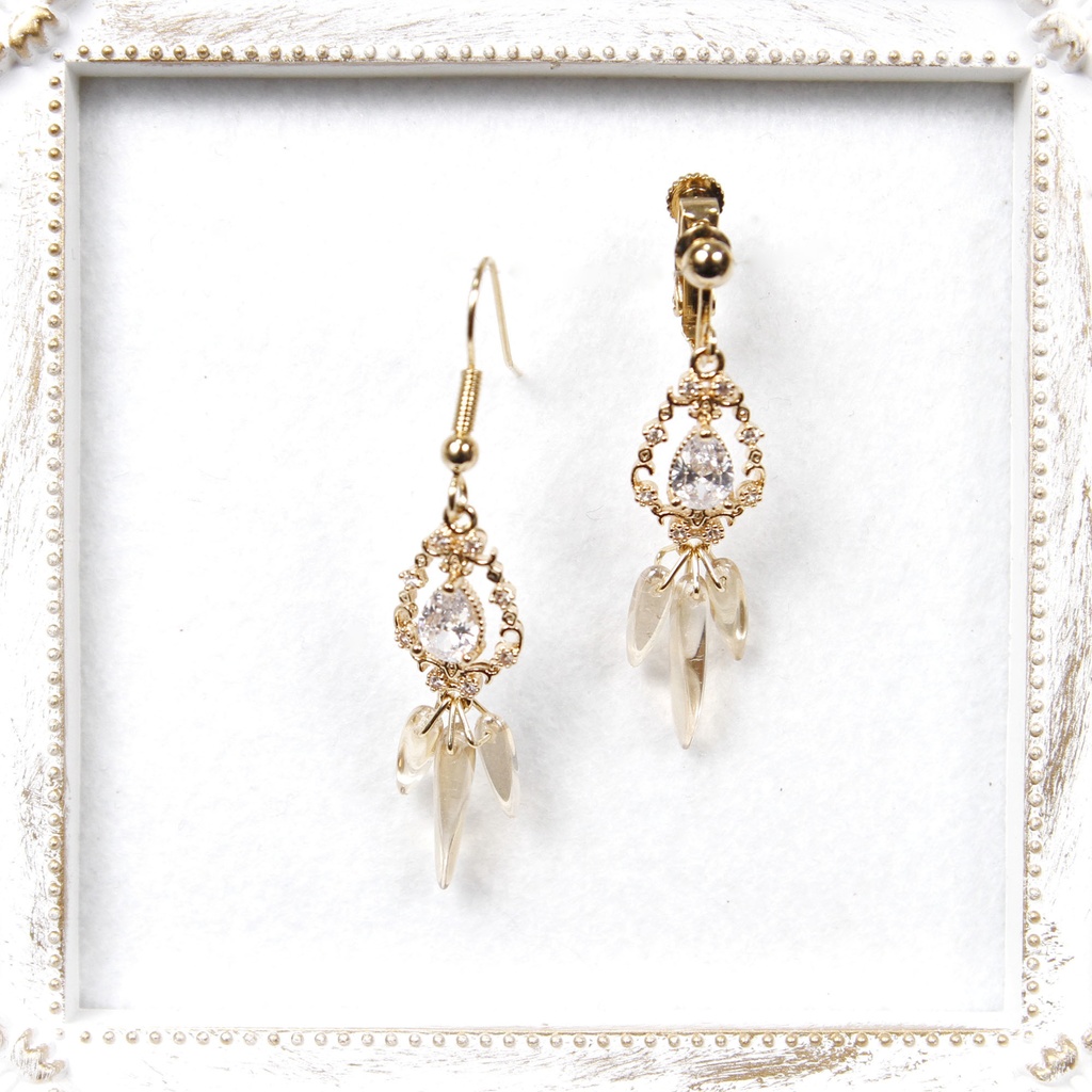 【ピアス】推し色イヤーアクセ(アンティーク)