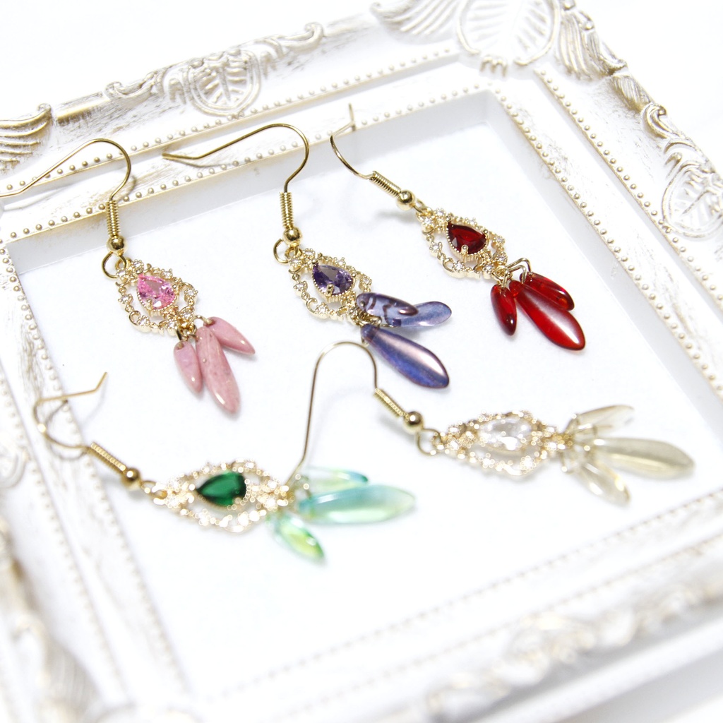 【ピアス】推し色イヤーアクセ(アンティーク)