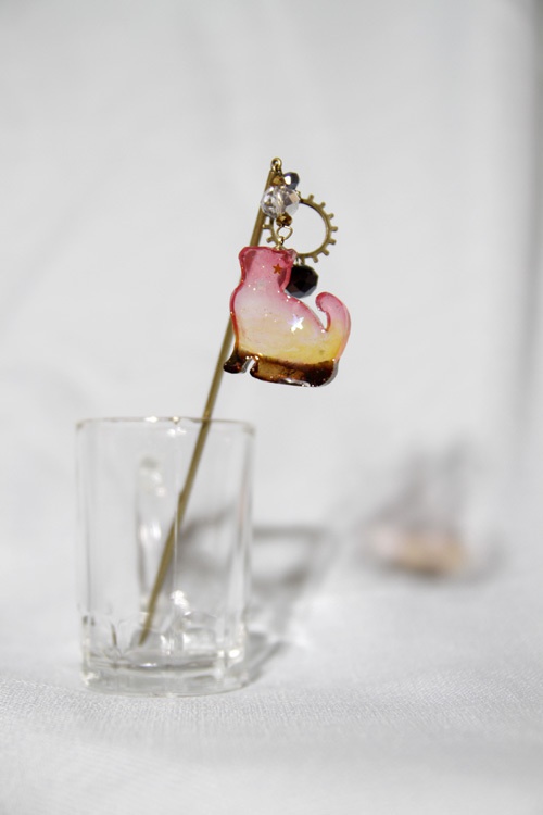 にゃんこ簪【デザインおまかせ】