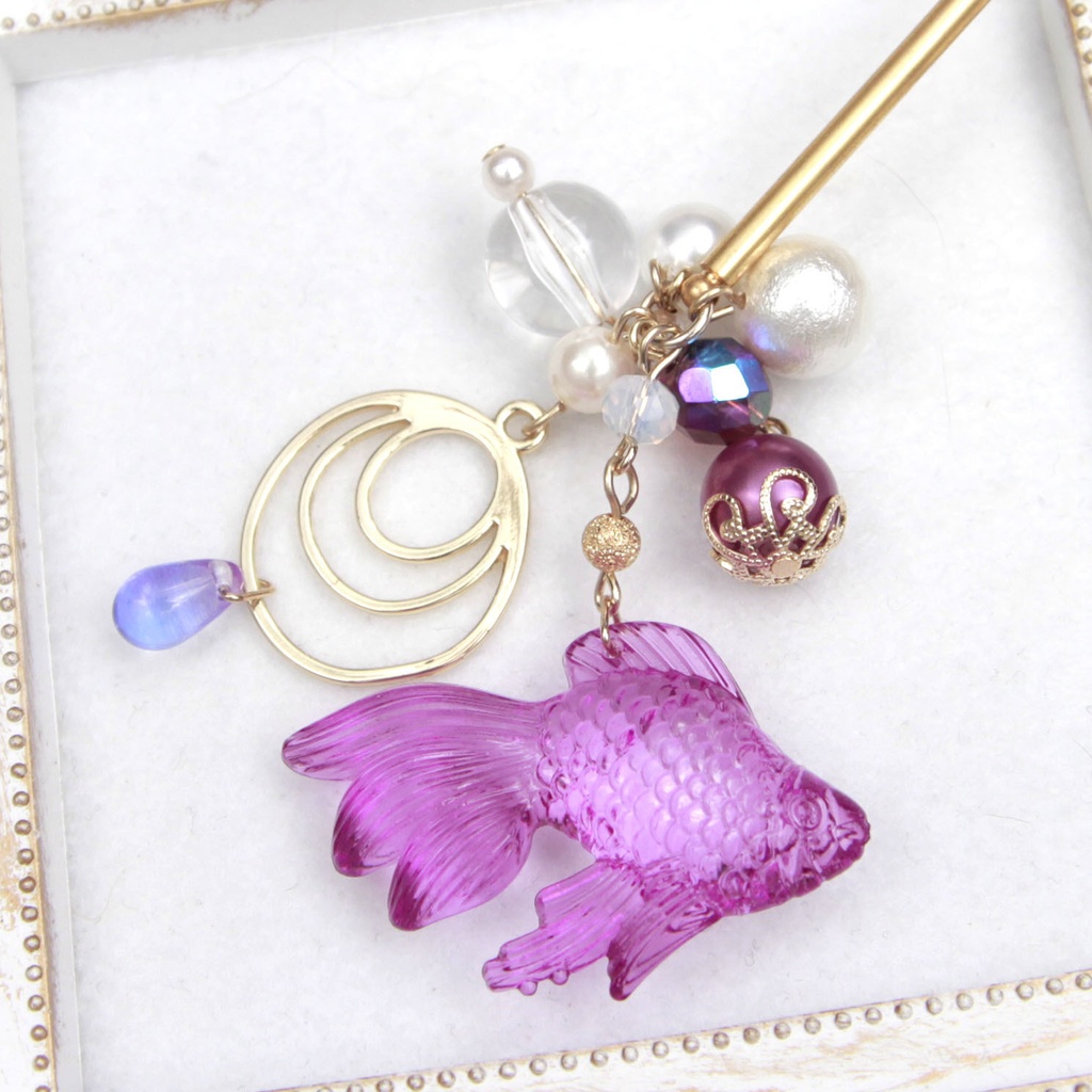 金魚のかんざし