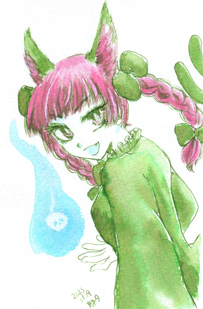 【東方】ポストカード原画