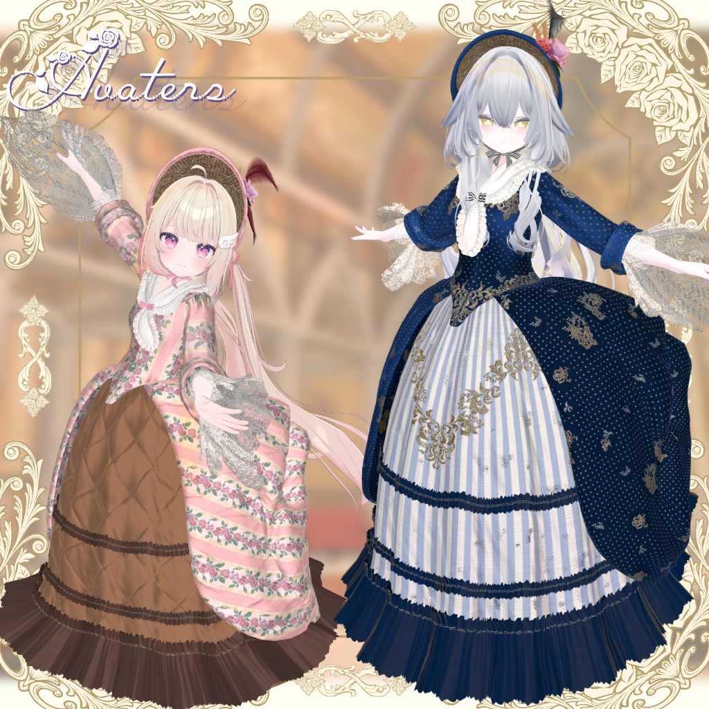 ✨販売記念セール✨【9アバター対応】PolonaiseDress