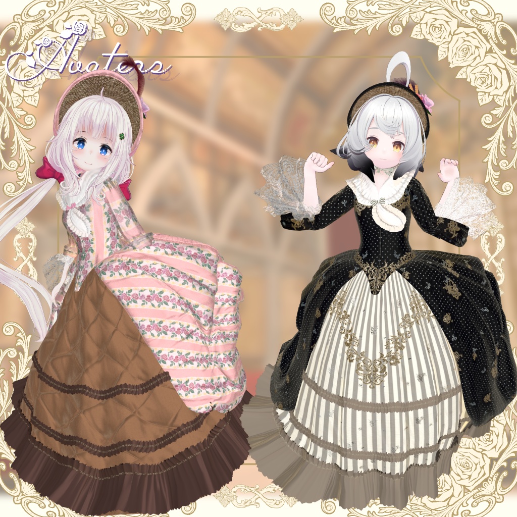 ✨販売記念セール✨【9アバター対応】PolonaiseDress