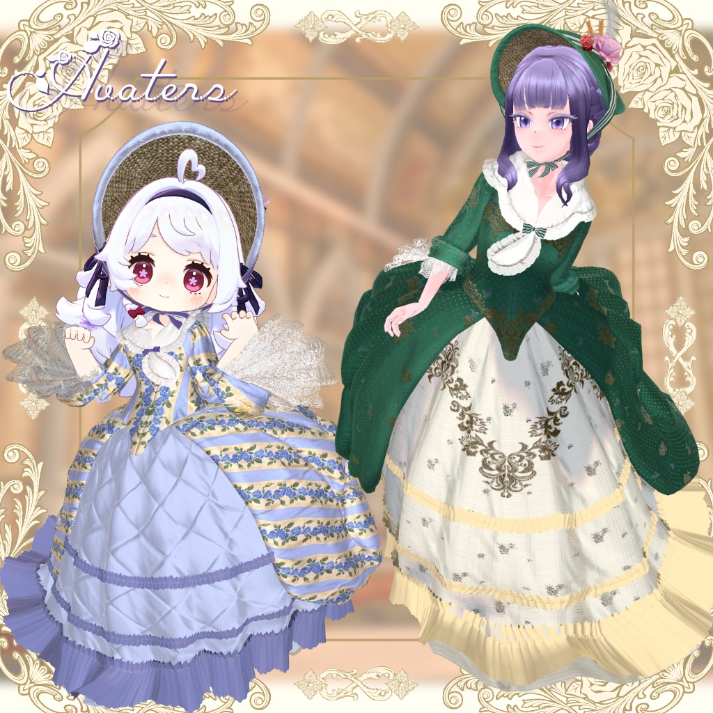 ✨販売記念セール✨【9アバター対応】PolonaiseDress