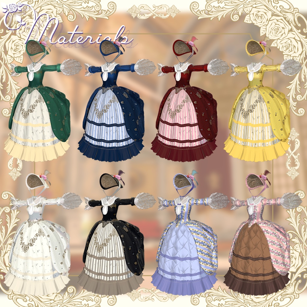 ✨販売記念セール✨【9アバター対応】PolonaiseDress