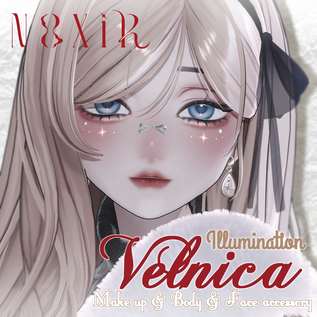 Velnica_ヴェルニカ✦Illumination　Eye＆MakeUp＆Body_Texture＋Face accessory