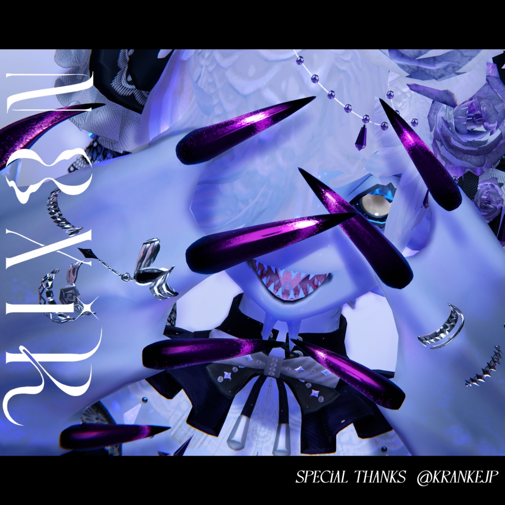 発売記念SALE!【9アバター対応】Moonglow Nails&Rings