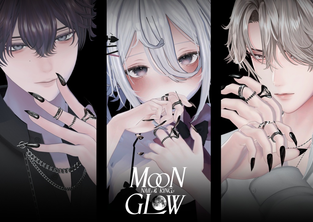 ✦Moonglow Nails&Rings✦ 【23アバター対応】