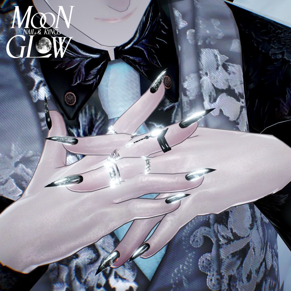 発売記念SALE!【9アバター対応】Moonglow Nails&Rings