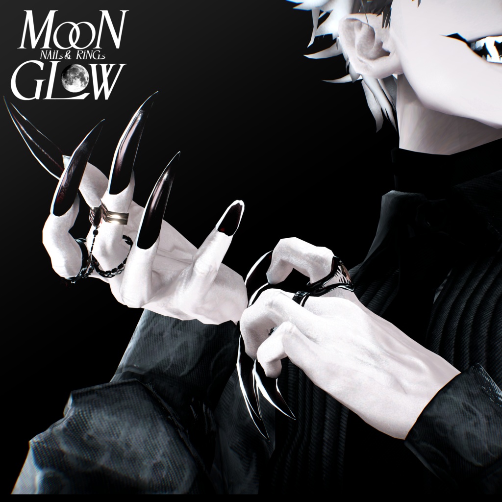 発売記念SALE!【9アバター対応】Moonglow Nails&Rings