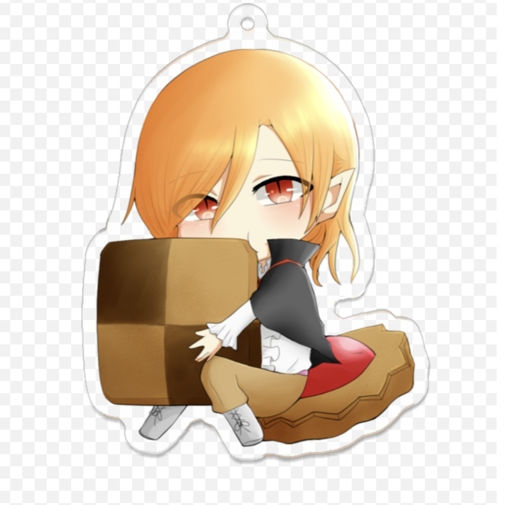 紅 アクリルキーホルダー