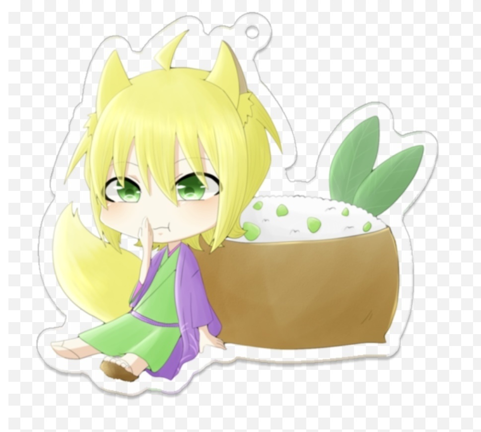 琥珀 アクリルキーホルダー